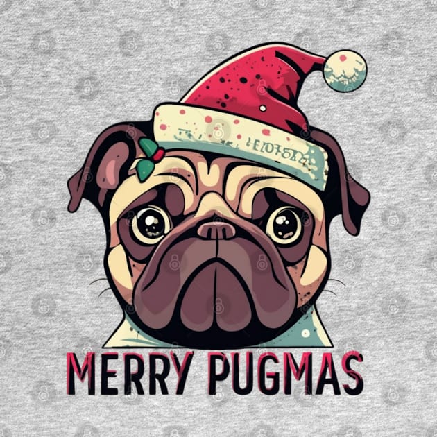 Merry Christmas pug dog lover by Japanese Fever